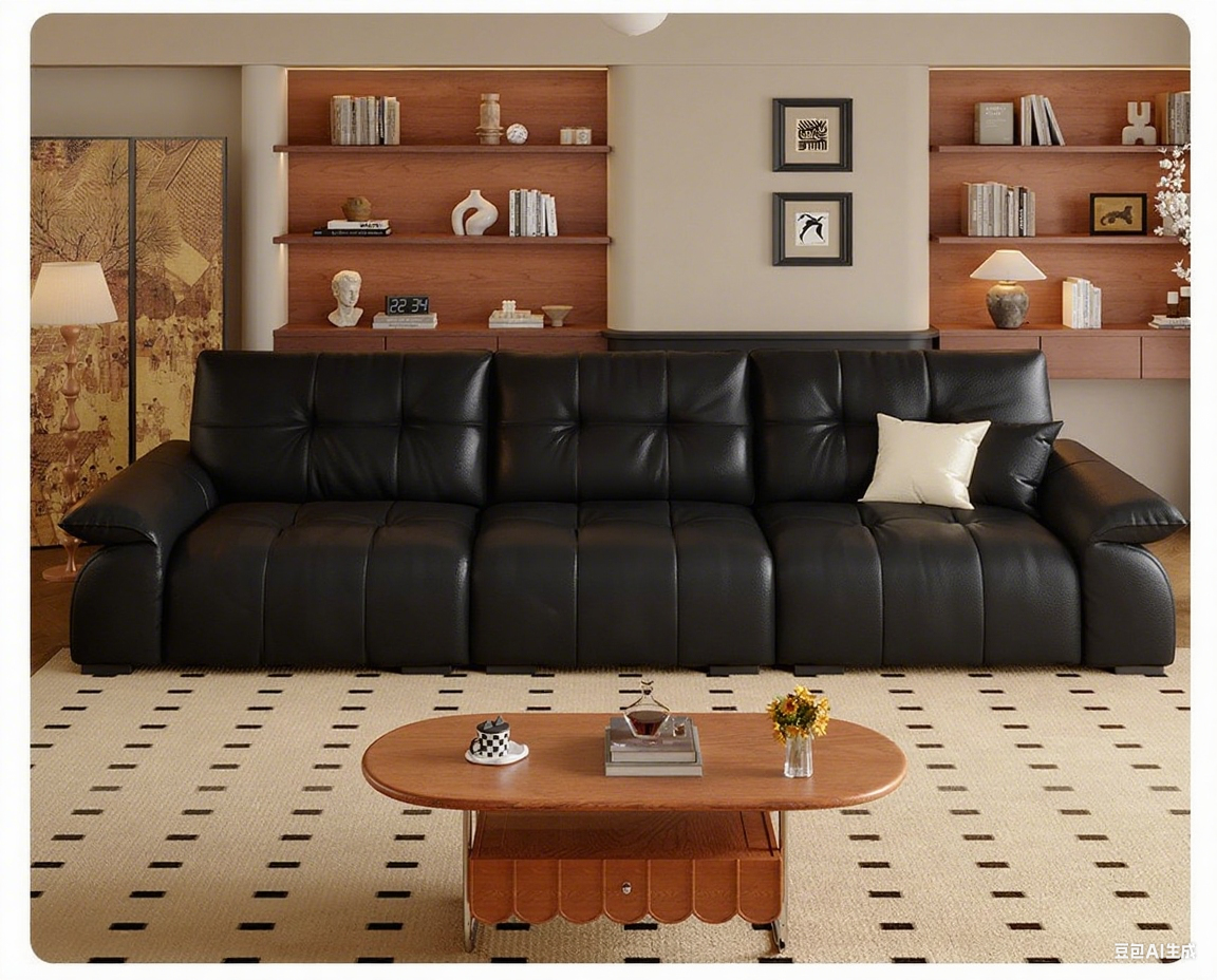 Top-Grain Leather Sofa