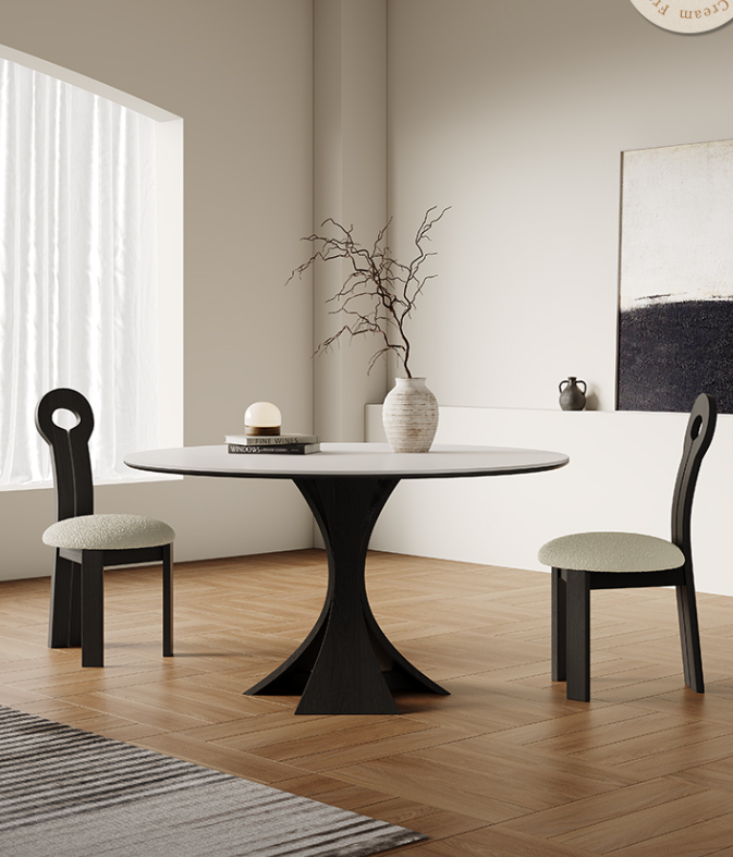 solid wood dining table