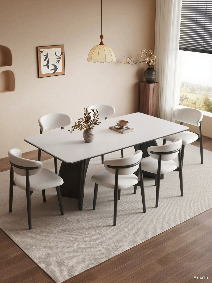 solid wood dining table