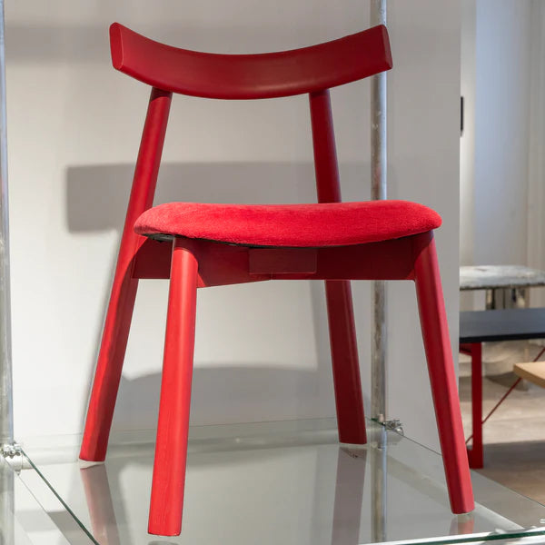 Bold Red Accent Chair