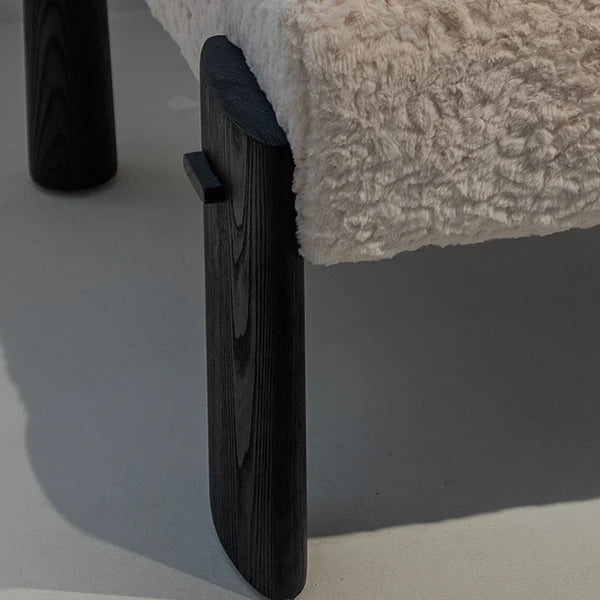 Bouclé Block Accent chair