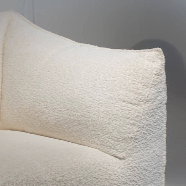 Bouclé Embrace Armchair