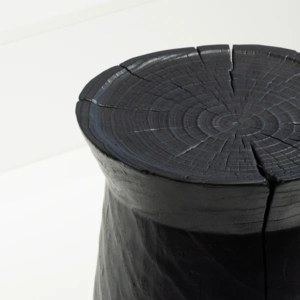 Charred Wood Stool