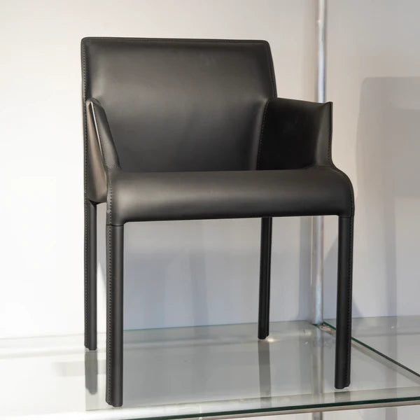 Contour Leather Dining Chair