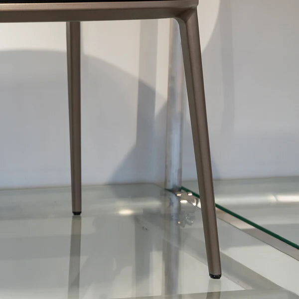 Contoured Leather Dining Chair