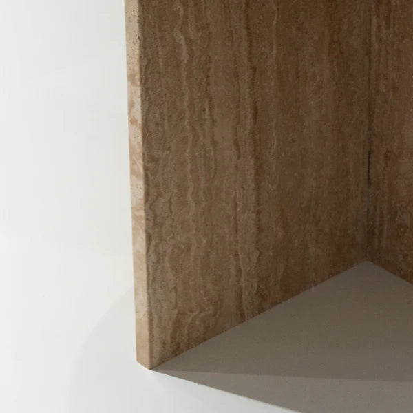 Cylindrical Stone Pedestal Table