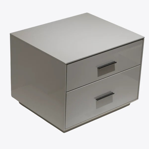 Minimalist Two-Drawer Nightstant