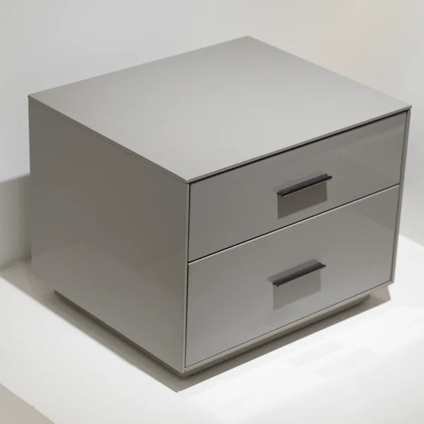 Minimalist Two-Drawer Nightstant