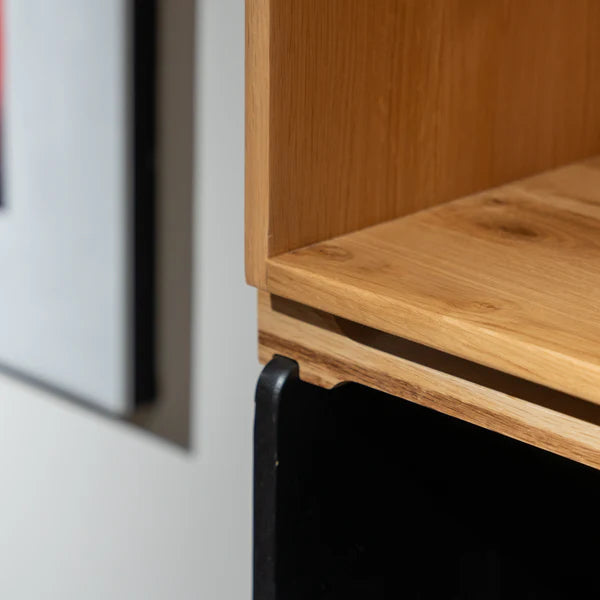 Modulo Oak Shelving