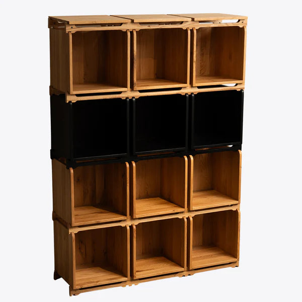 Modulo Oak Shelving