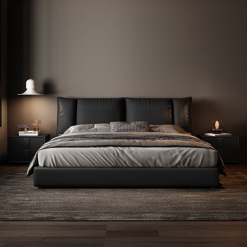 Top-Grain Leather Bed JUXL1080