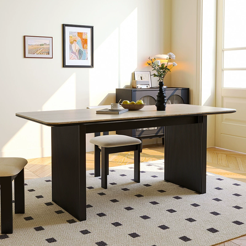 solid wood dining table