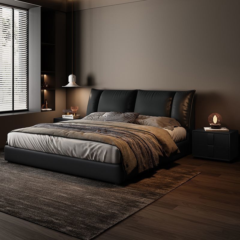 Top-Grain Leather Bed JUXL1080