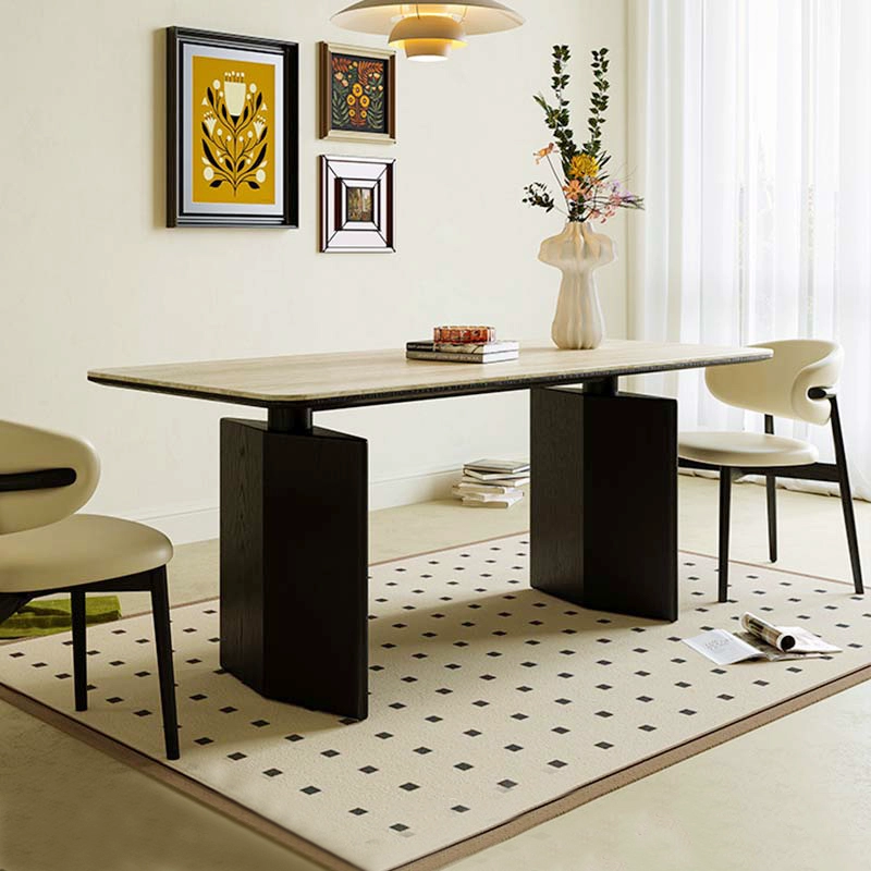 solid wood dining table