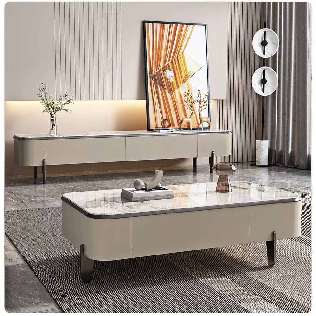 Sintered Stone TV StandCoffee Table