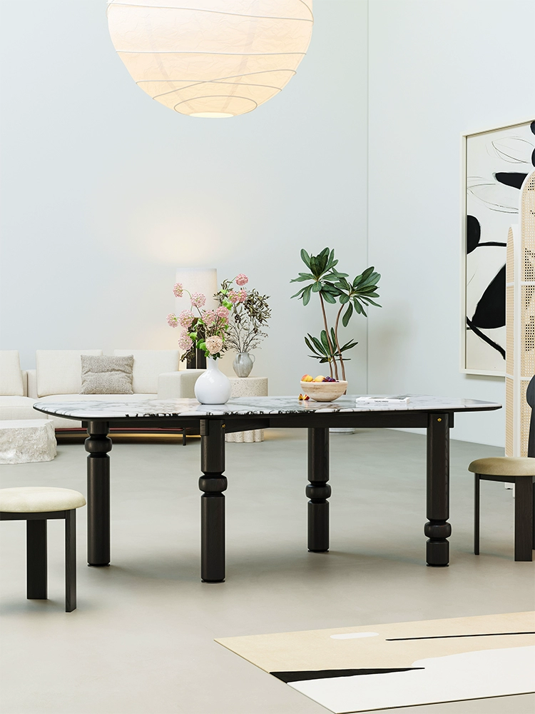 solid wood dining table