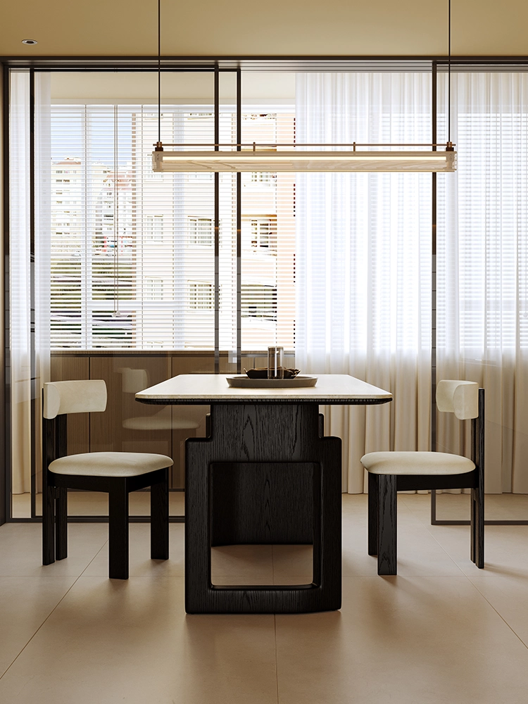 solid wood dining table