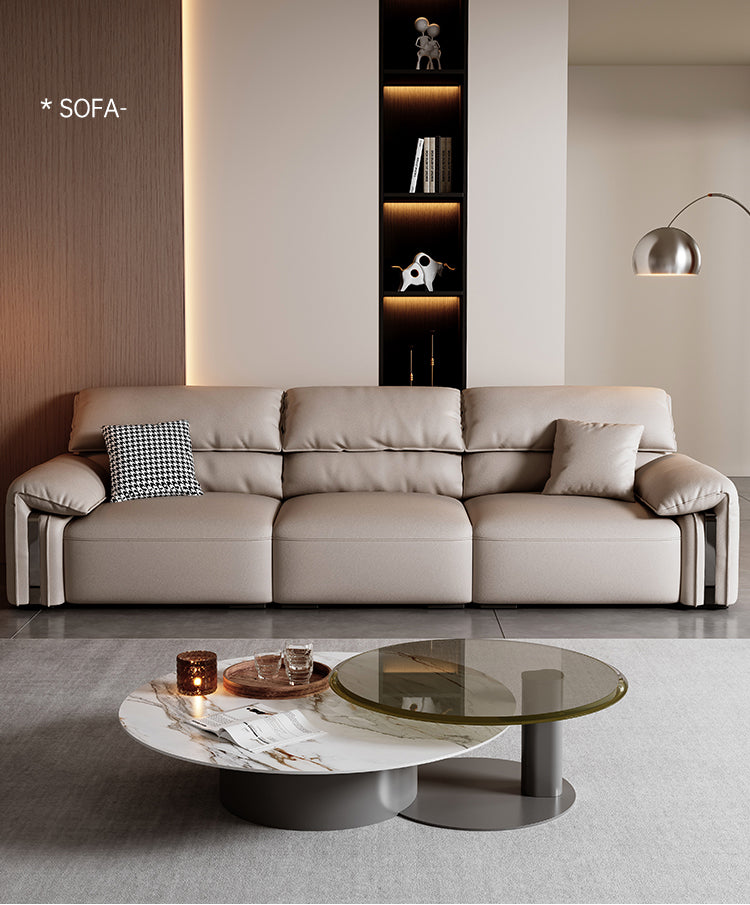 Top-Grain Leather Sofa