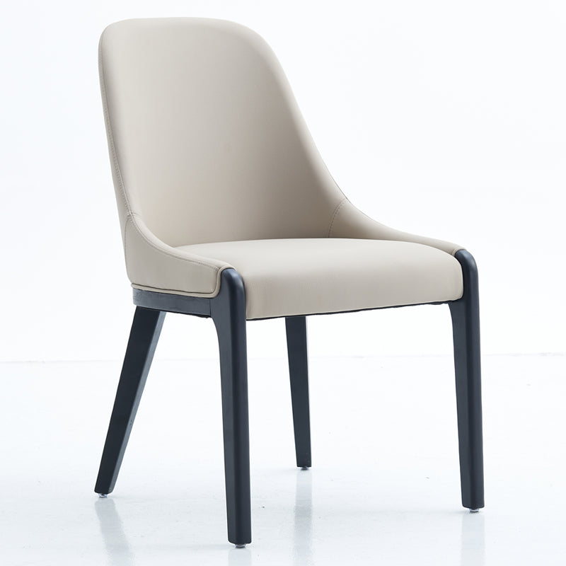 Solid Wood Leather Dining Chair