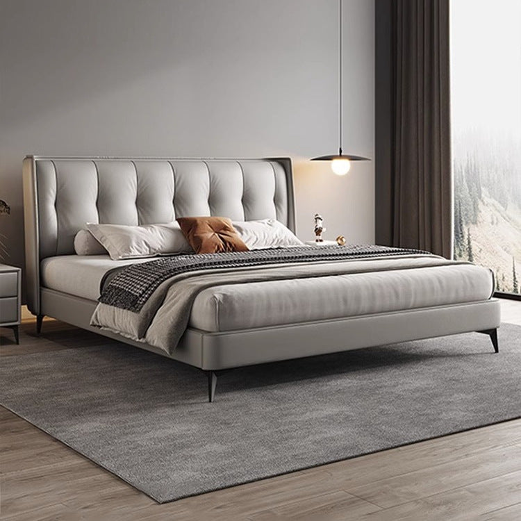 Top-Grain Leather Bed JUXL10905
