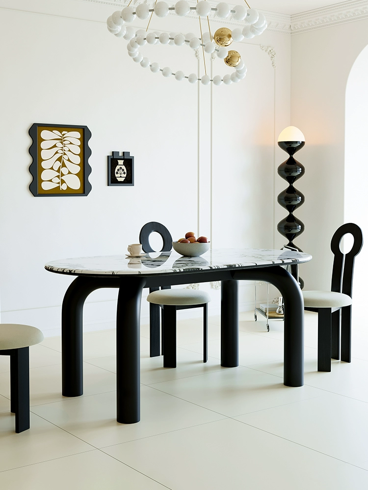 solid wood dining table