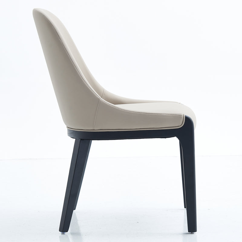 Solid Wood Leather Dining Chair