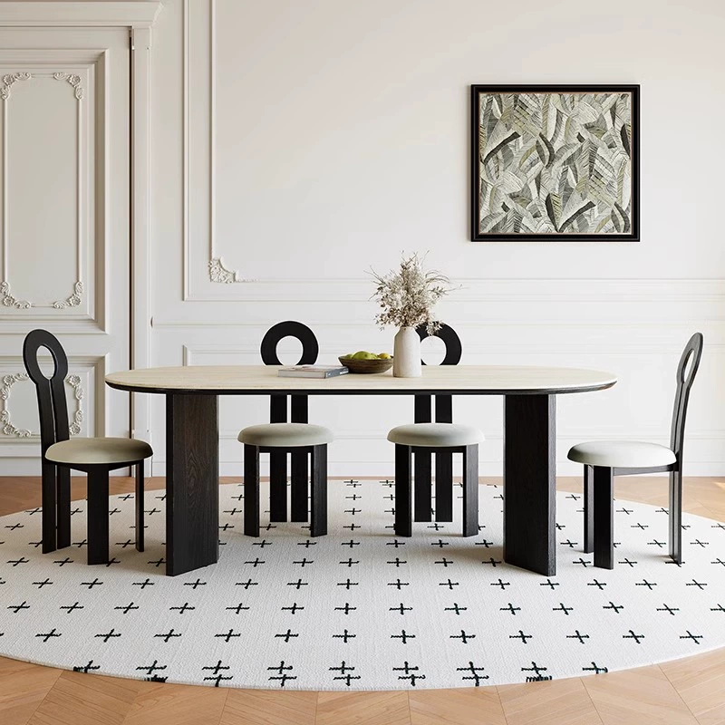 solid wood dining table