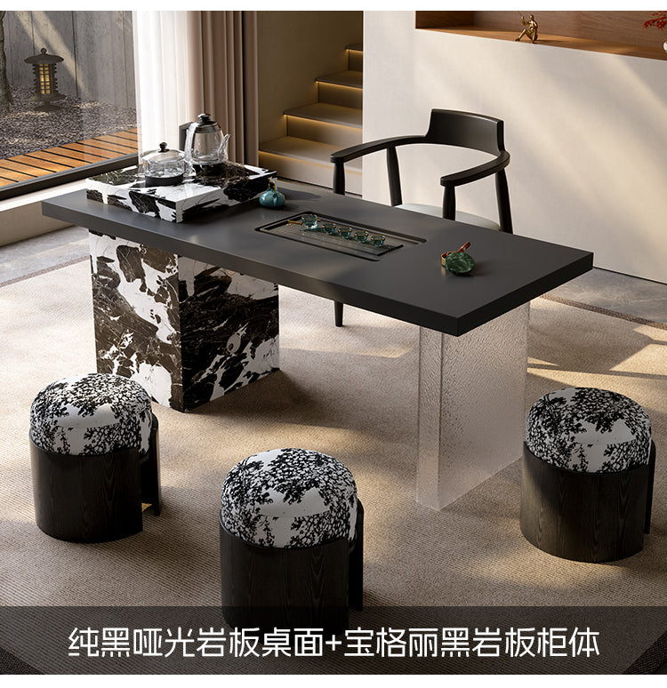 Stone Base Tea Table
