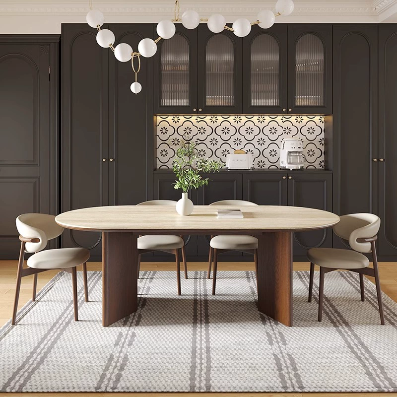 solid wood dining table