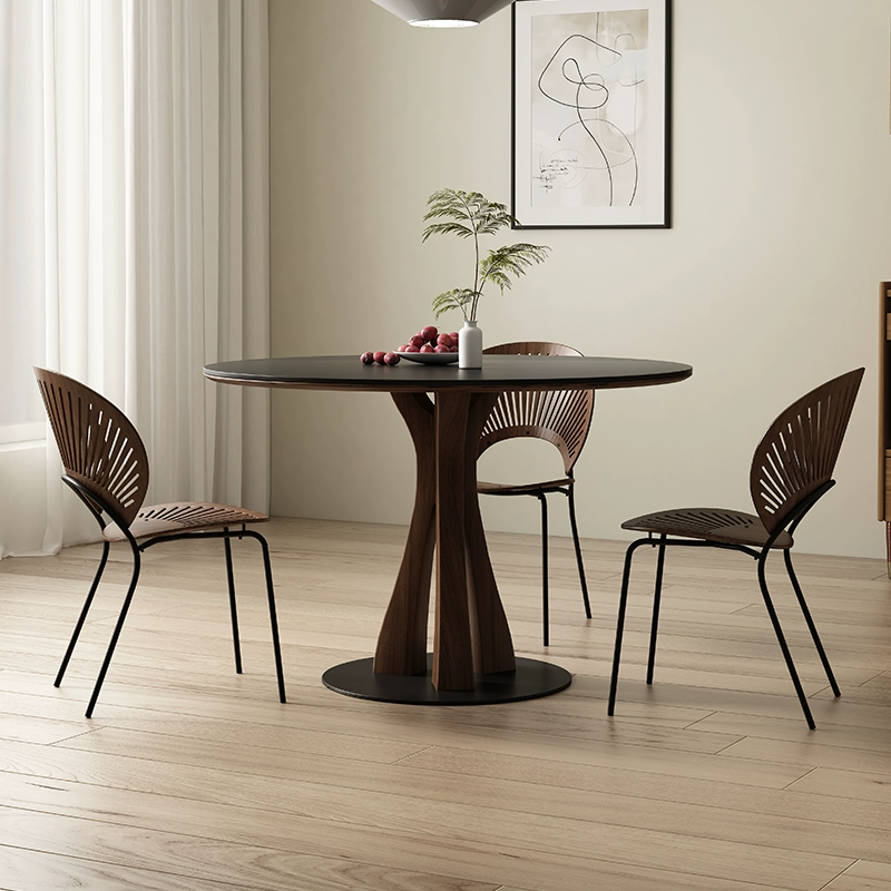 solid wood dining table