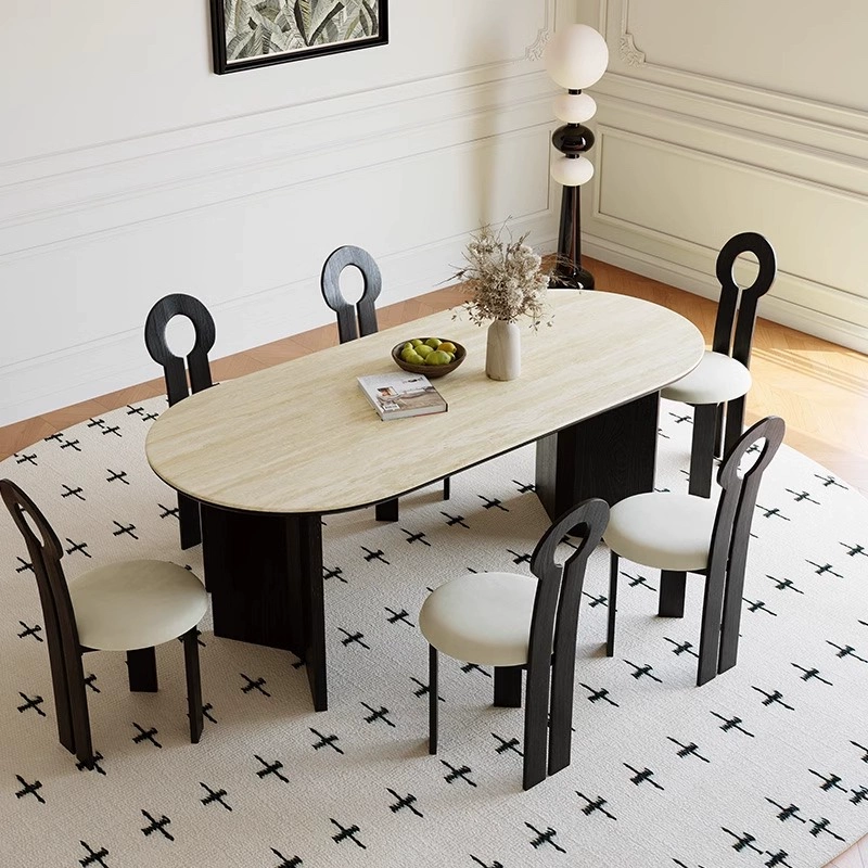 solid wood dining table