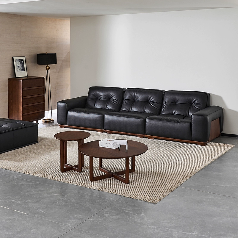 Top-Grain Leather Sofa