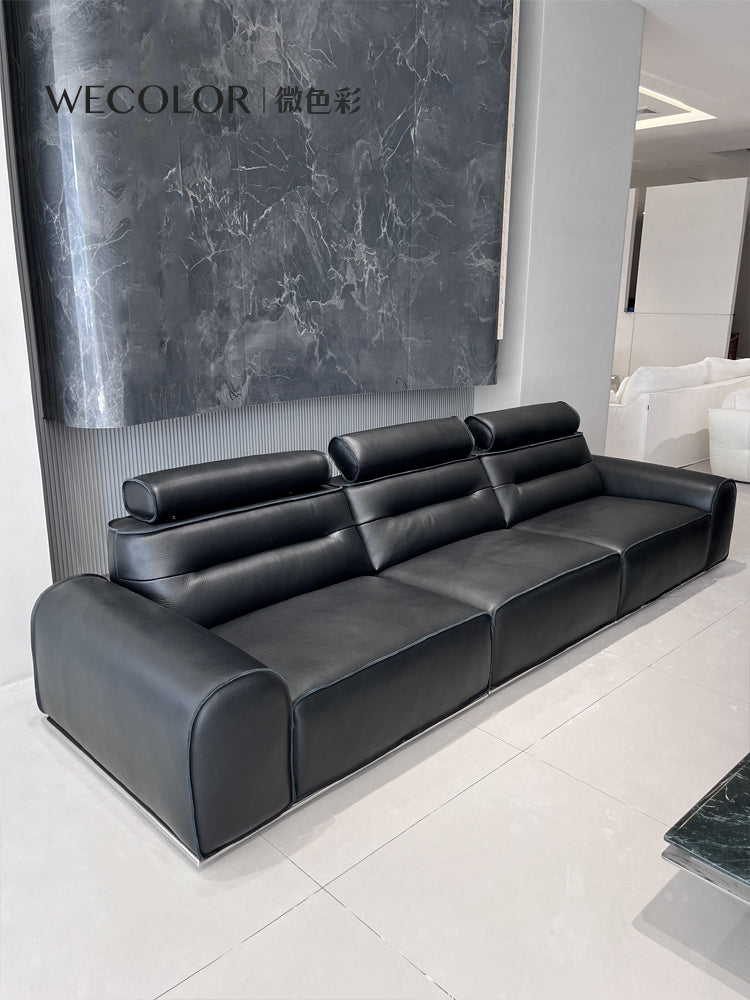 Top-Grain Leather Sofa