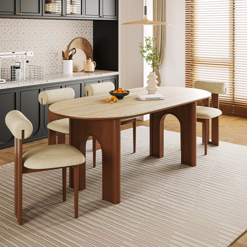 solid wood dining table