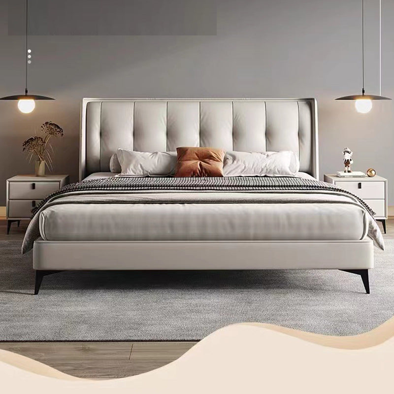 Top-Grain Leather Bed JUXL10905