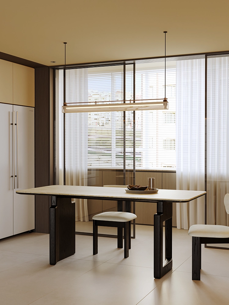 solid wood dining table