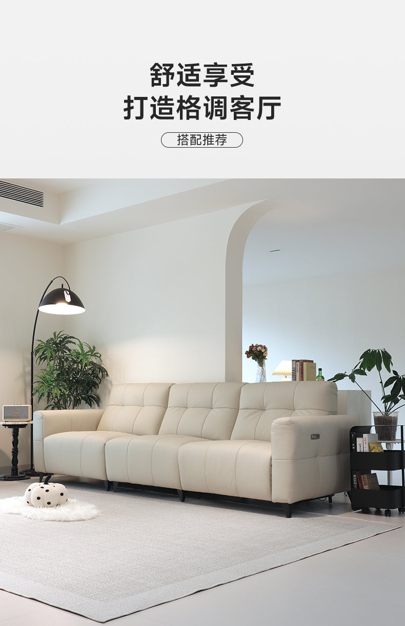 Top-Grain Leather Sofa