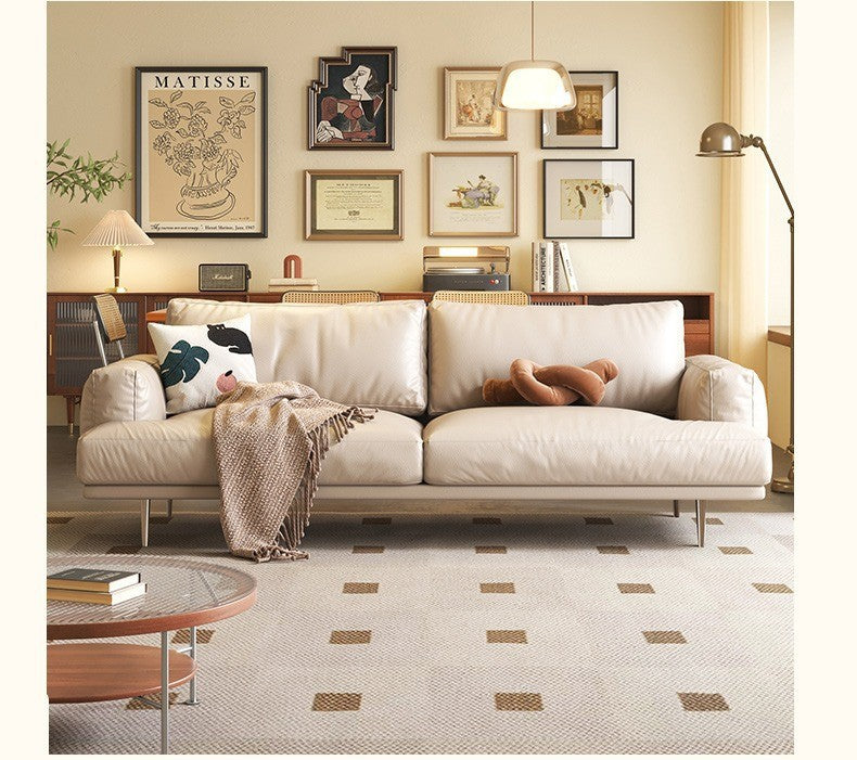 Top-Grain Leather Sofa