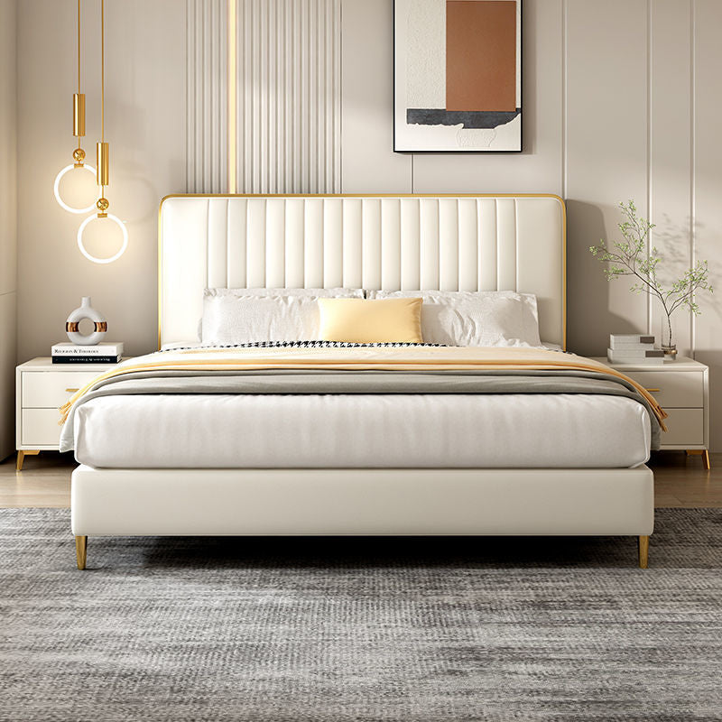 Top-Grain Leather Bed JUXL87