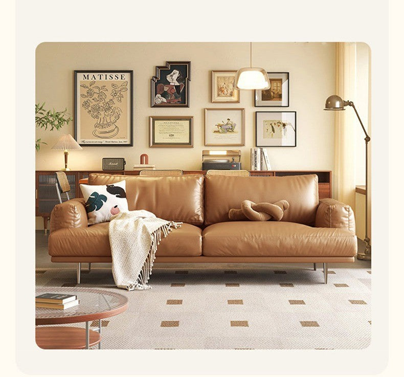 Top-Grain Leather Sofa