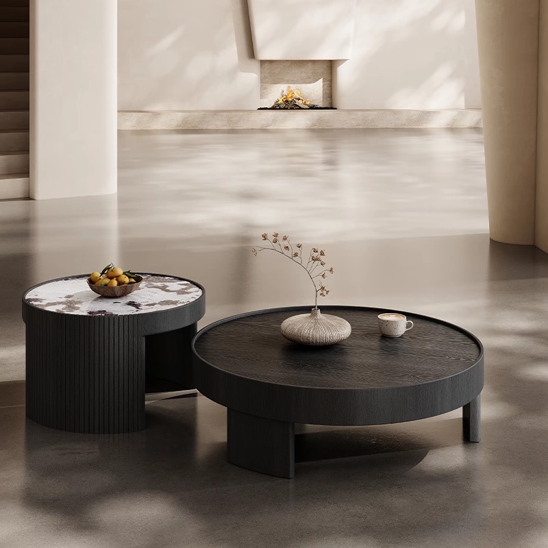 snow Mountain Orchid luxury stone Coffee TableCombination