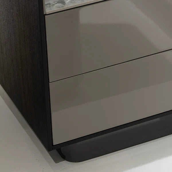 Refined Marble Nightstand