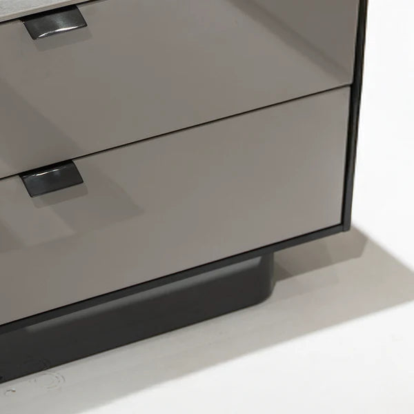 Refined Marble Nightstand