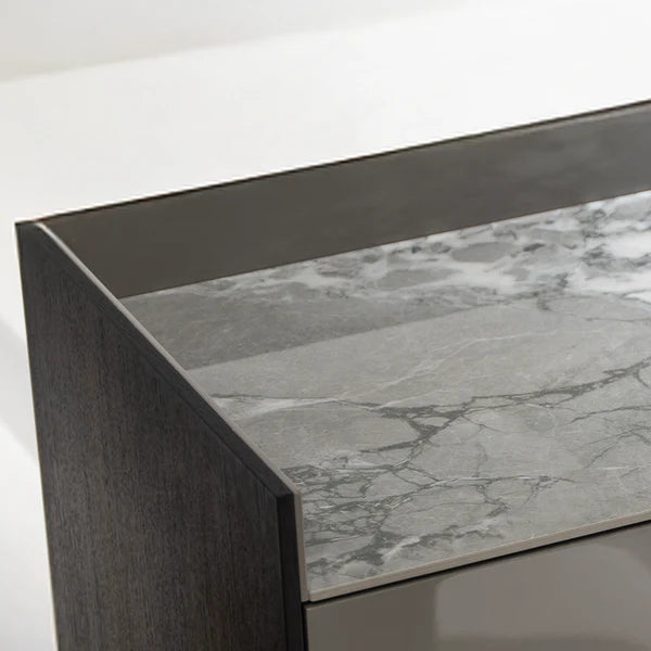 Refined Marble Nightstand