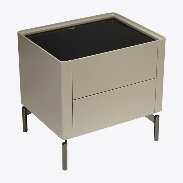 Refined Rectangular Nightstand