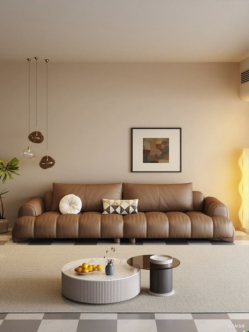 Top-Grain Leather Sofa