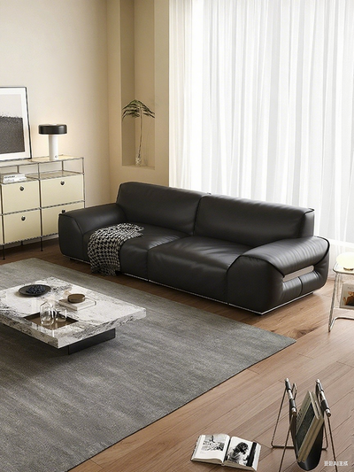 Top-Grain Leather Sofa