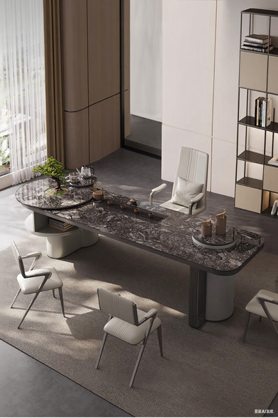 Virex Stone Executive Tea Table