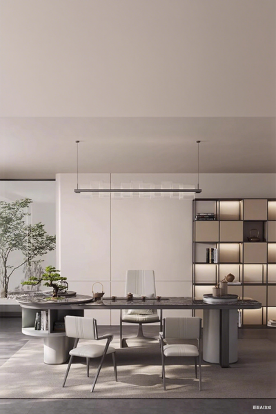 Virex Stone Executive Tea Table