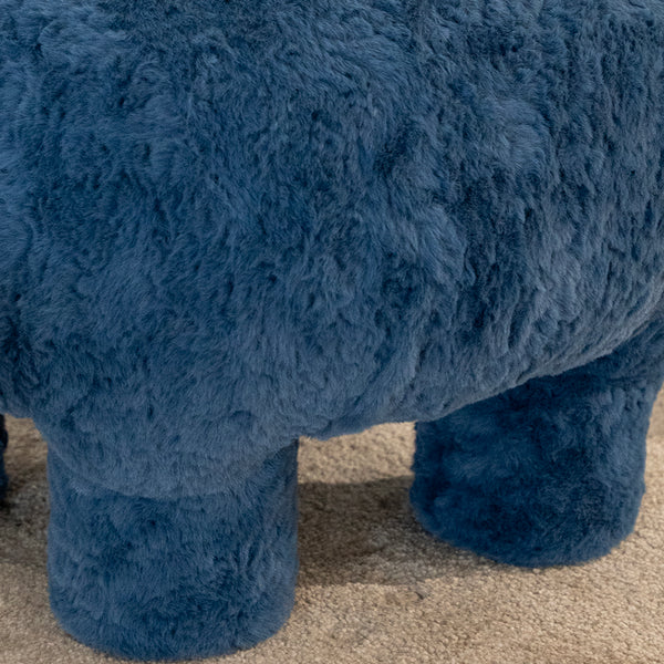 Azure Cloud Ottoman